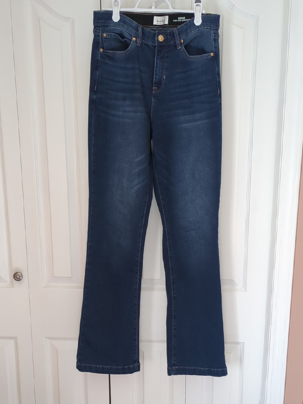 Soho High-Rise Bootcut Dark Blue